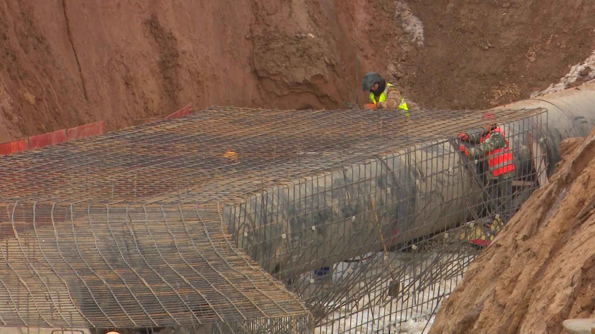 太原热浸涂塑钢管 阳曲县中社河河道综合治理工程：全力以赴保工期 为太忻一体化经济区建设作贡献