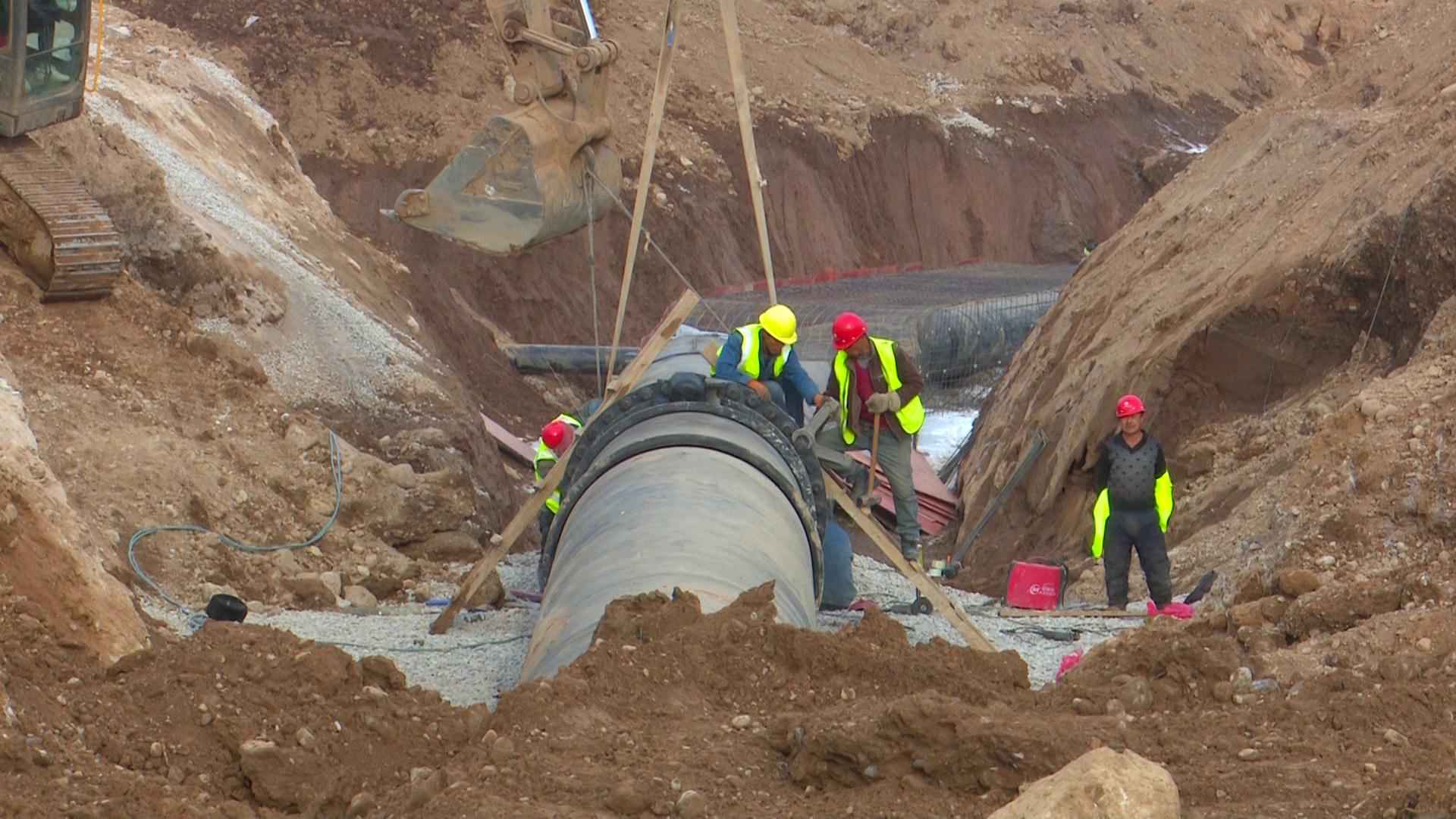 奥仁格管道：阳曲县中社河治理工程的可靠伙伴，全力以赴保工期