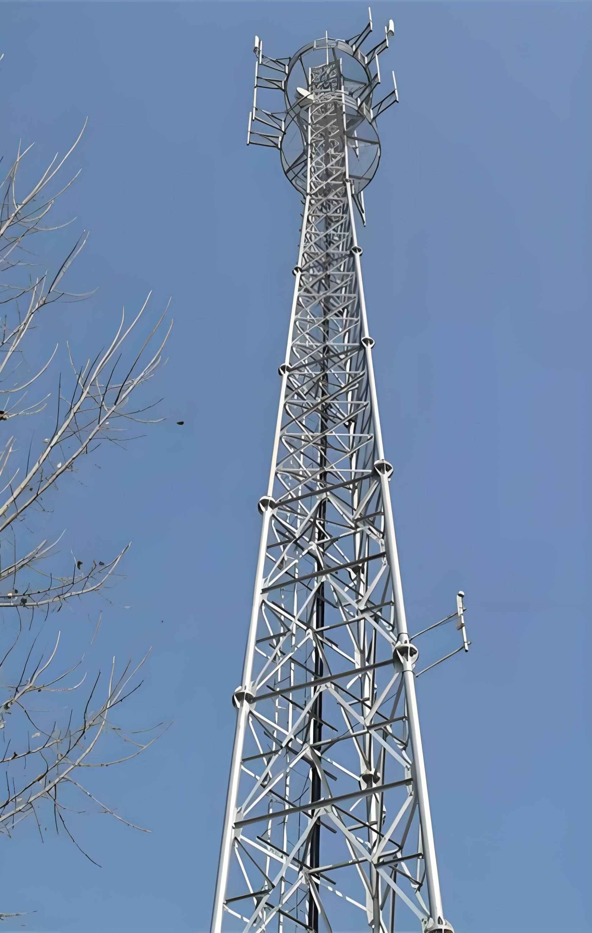 5G单管通信塔